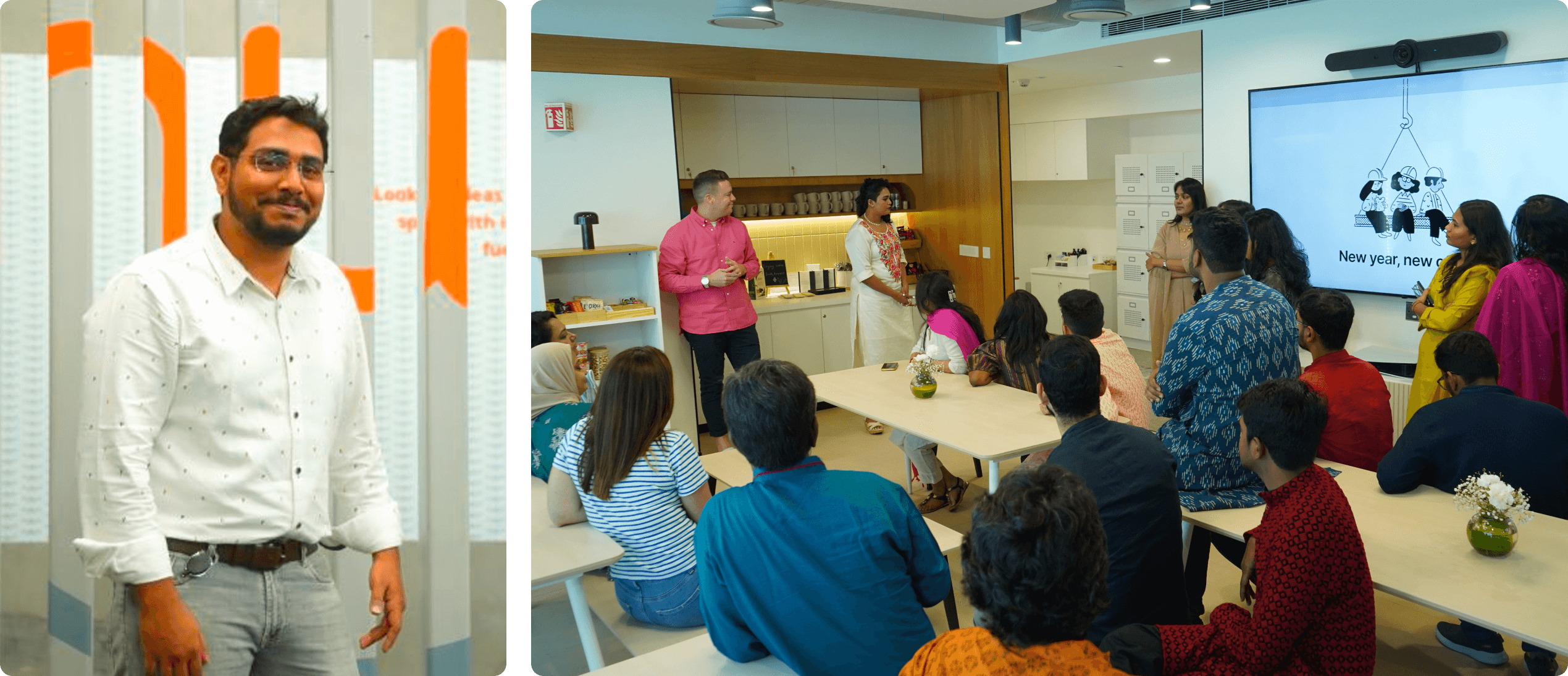 Mir photo with colleagues