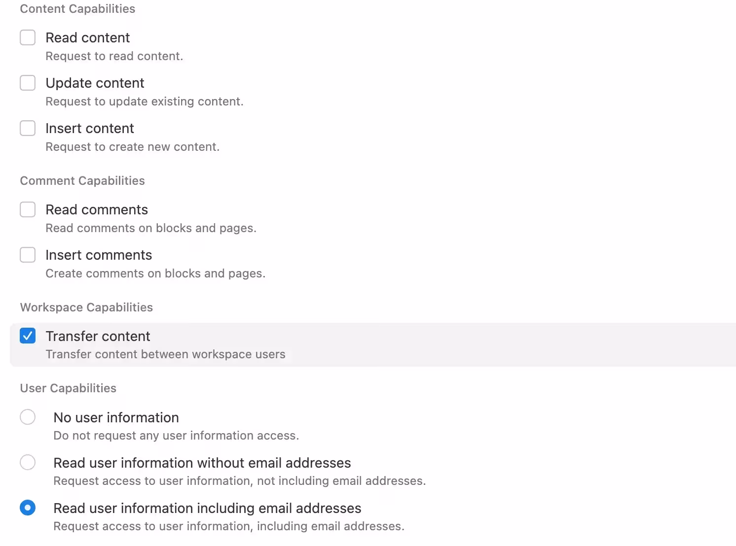 hc: content transfer api