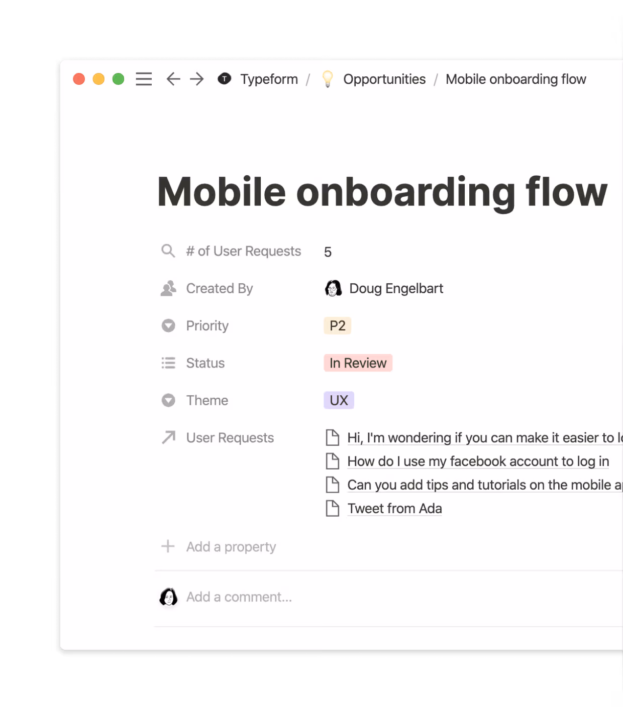 Aggregating feature requests can be a quick way to identify what’s important.
