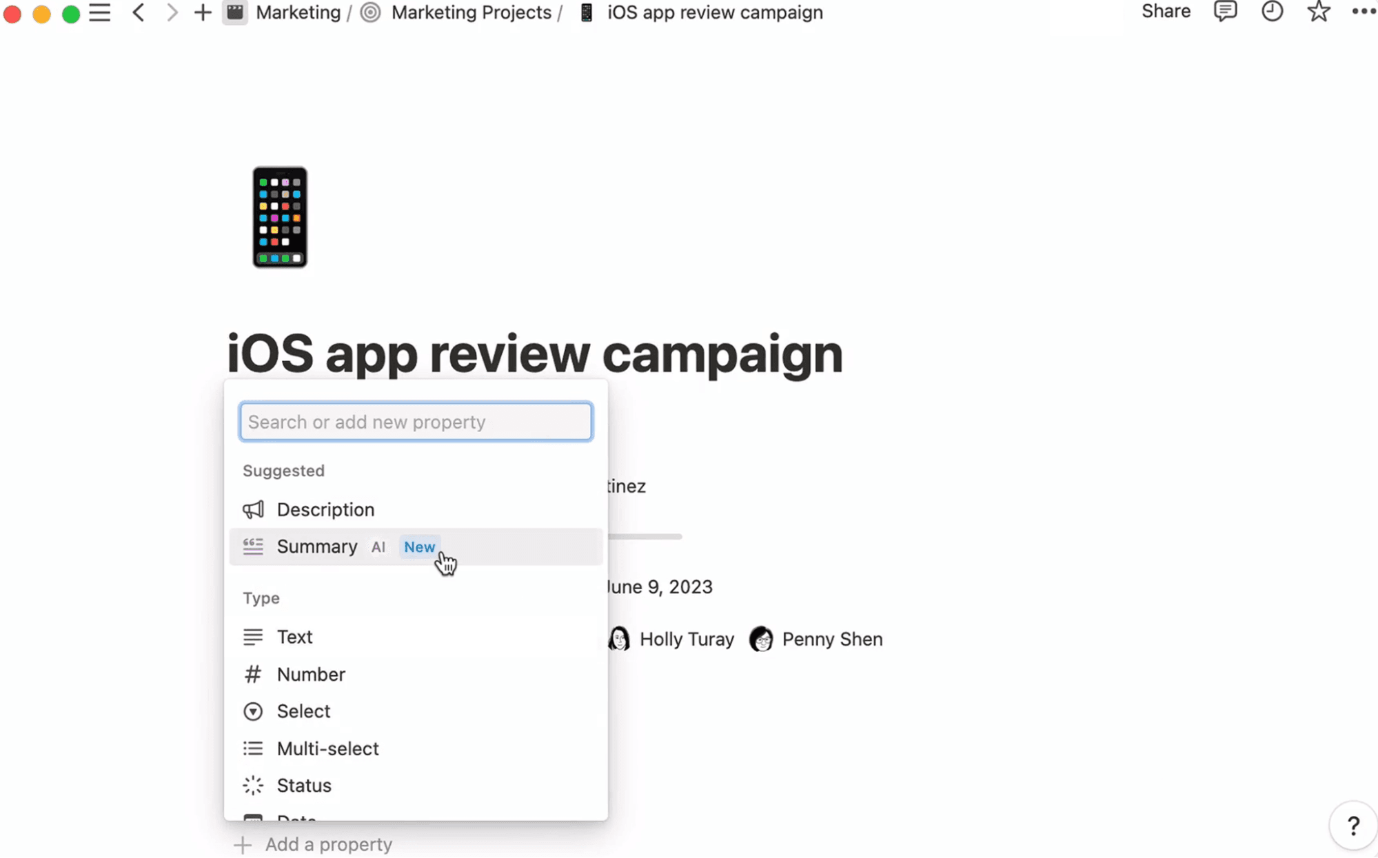 How to generate an AI summary in Notion