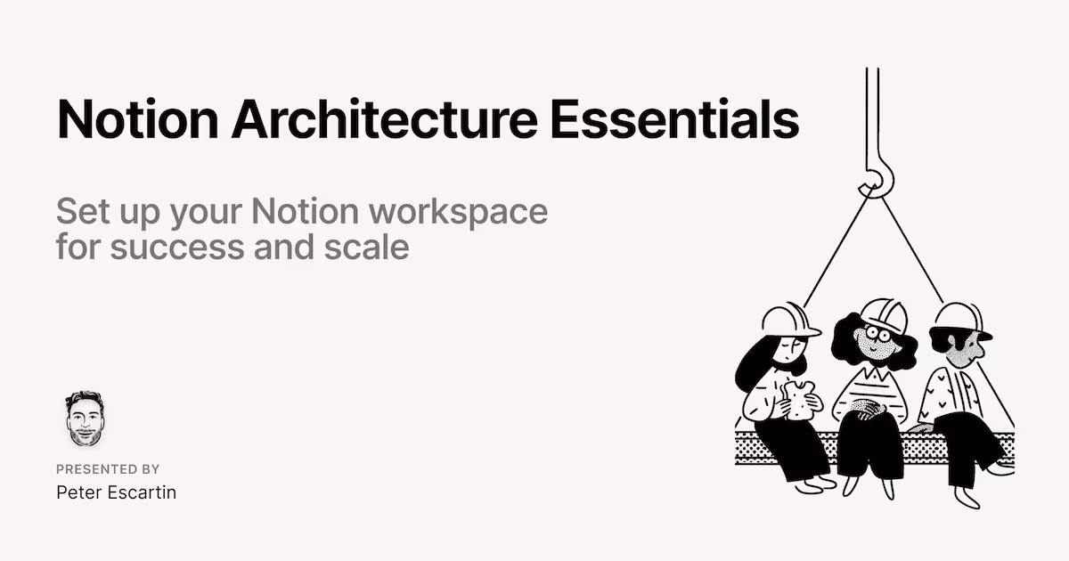 Building your Digital Workplace: Notion Architecture Essentials