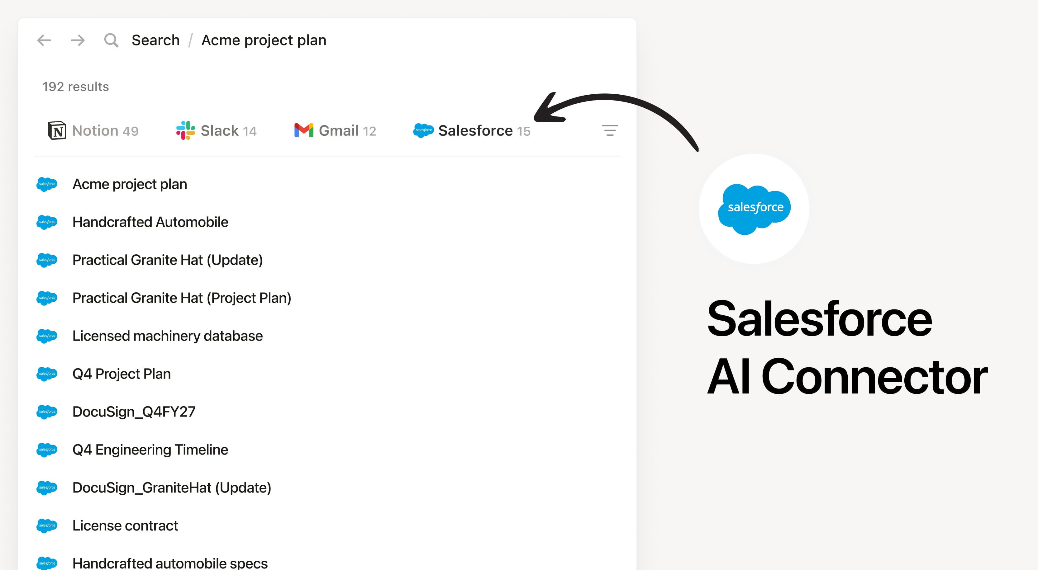 Konektor AI Salesforce