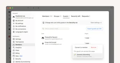 Qui doit être membre de l’espace de travail et qui doit être invité·e ?